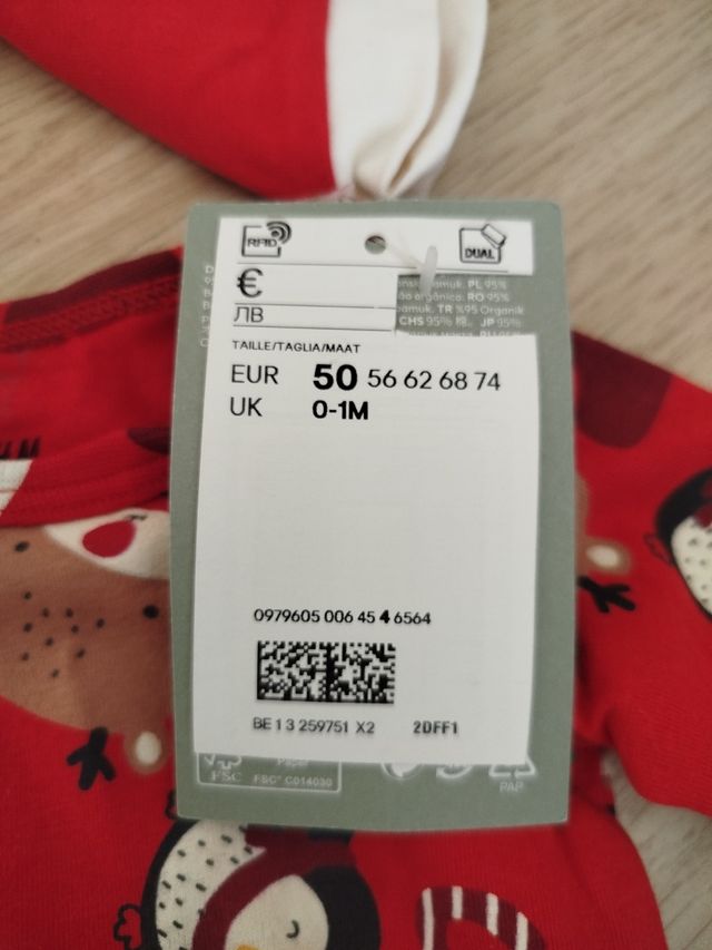 Ropa Navidad Bebé Recién Nacido H&M