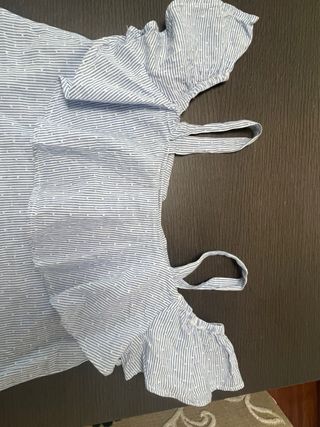 Blusa Primark XS azul rayas