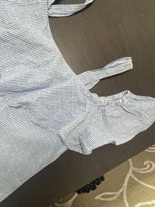 Blusa Primark XS azul rayas