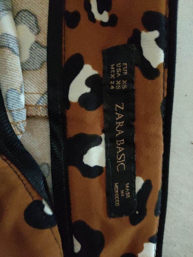 Shorts Zara - Leopardo