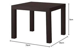Mesa IKEA Lack negra