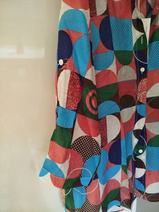 Blusa estampada multicolor