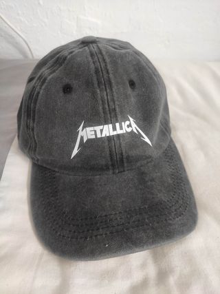 Gorra Metallica gris - Nueva