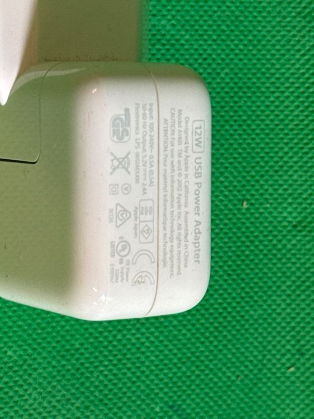 Carregador 100% ORIGINAL 12W para iPad