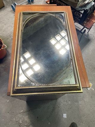 Espejo vintage dorado 