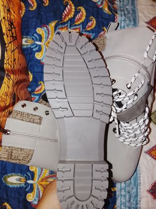 Lote 4 pares Botas mujer grises talla 37