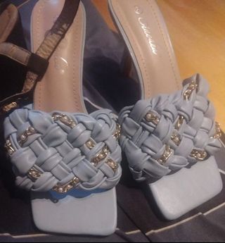 Lote 6 pares Botas mujer grises talla 37