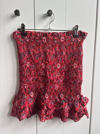 Falda roja Scalpers 