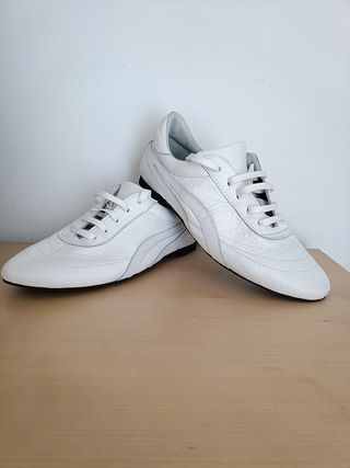 39 Zapatillas baile blancas Piel