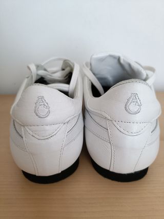 39 Zapatillas baile blancas Piel