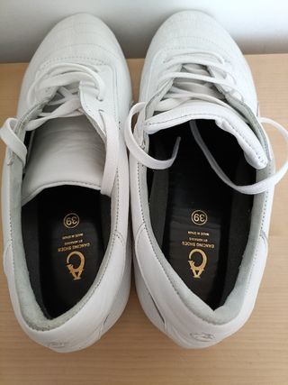 39 Zapatillas baile blancas Piel