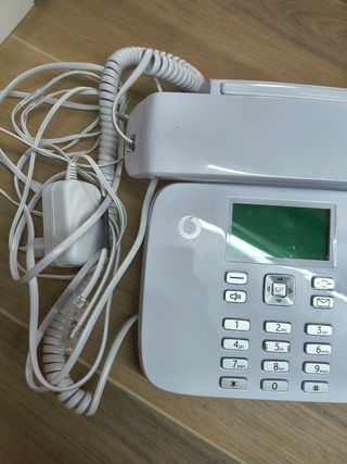 Telefono fisso bianco Vodafone sim o cavo