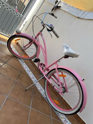 Bicicleta Electra Cruiser rosa