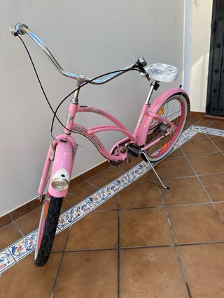 Bicicleta Electra Cruiser rosa