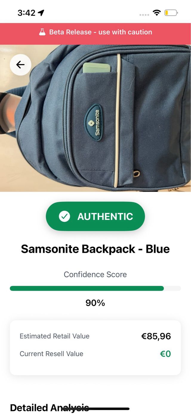 Mochila Samsonite azul