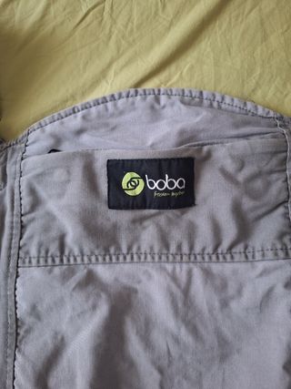 Mochila portabebés Boba gris porteo