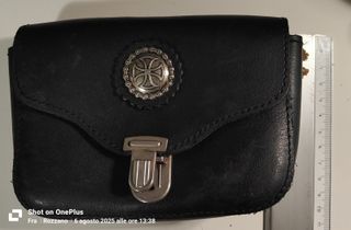 Borsello Cuoio Nero Unisex