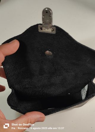 Borsello Cuoio Nero Unisex