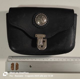 Borsello Cuoio Nero Unisex