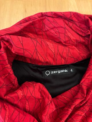 Vestido rojo globo - Talla única