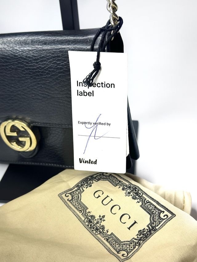 Bolso Gucci negro - bandolera