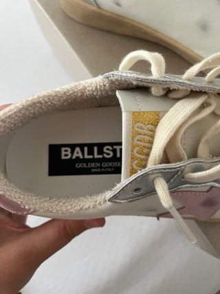 Golden Goose Ball Star Sneakers - Rosa y Blanco