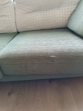 Sofa moderno 2 plazas verde