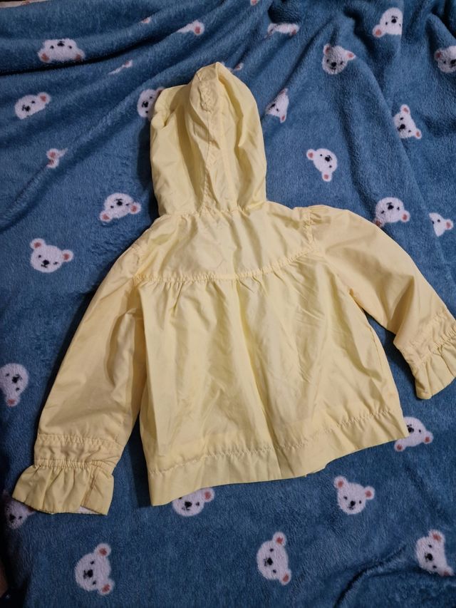 2 chaqueta amarilla  y azul bebé niña