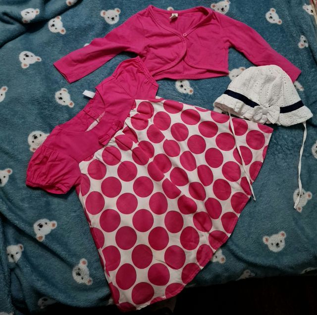 2 chaqueta amarilla  y azul bebé niña