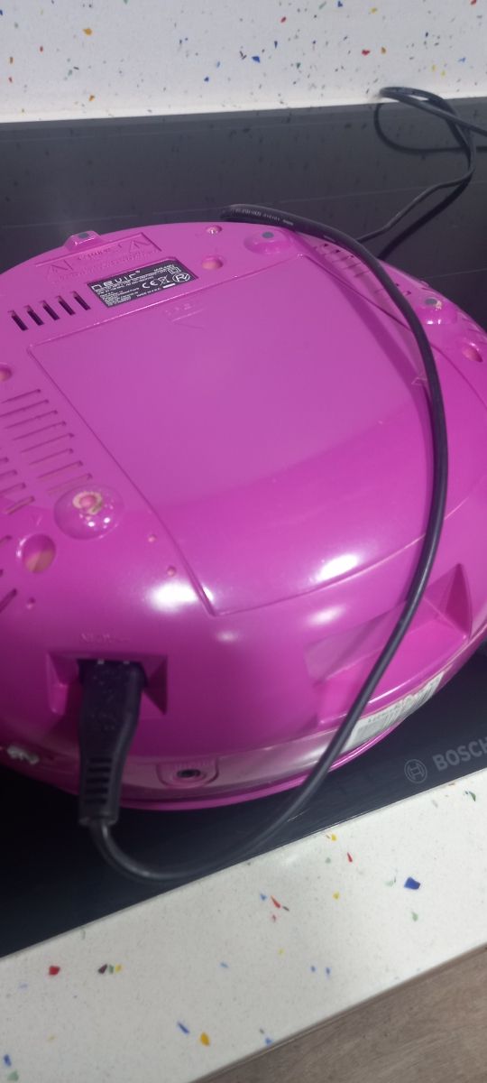 Radio CD Nevir rosa con USB