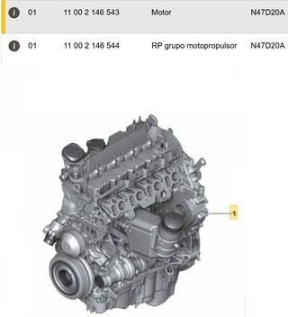 Motor BMW 5 E61 (2008)