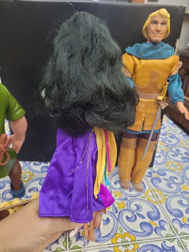 Bambole Disney: Esmeralda, Phoebus e Quasimodo