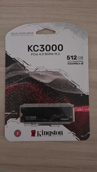 Disco duro nvme ssd Kingston KC3000 512GB PCIe 4.0