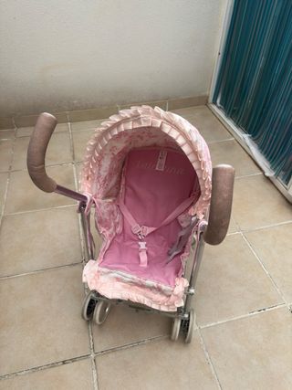 Carro muñecas Valentina rosa