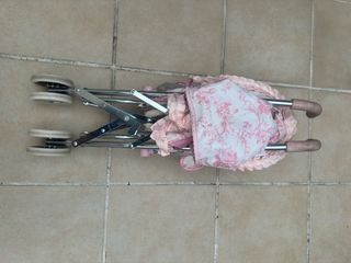 Carro muñecas Valentina rosa