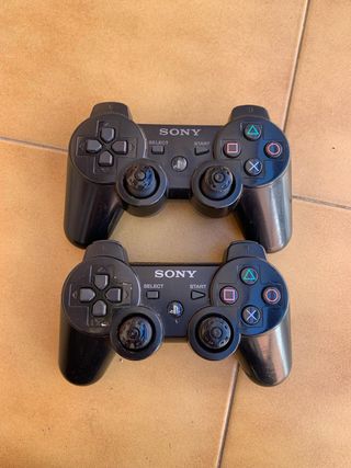 2 Mandos PS3 (PlayStation 3) negros