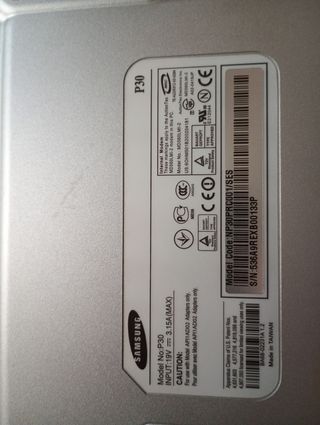 Portátil Samsung P30 plateado