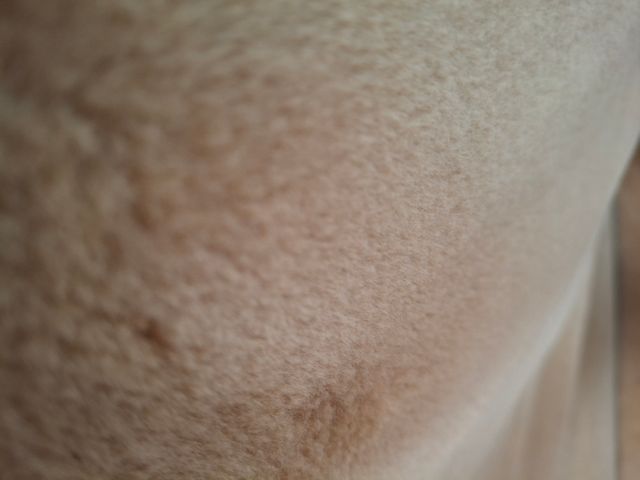 Poncho piel marrón Miguel Sanchez