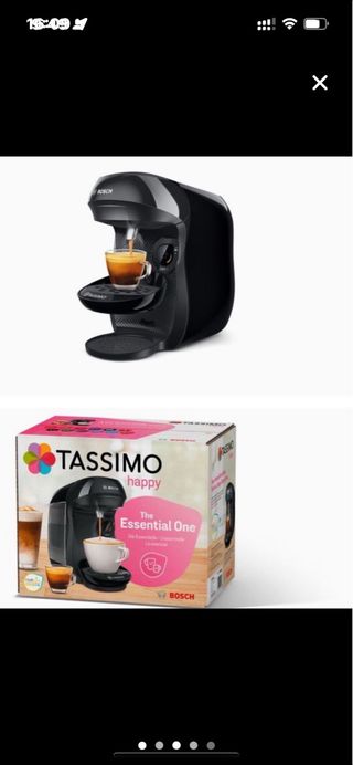 Cafetera Tassimo Happy Bosch