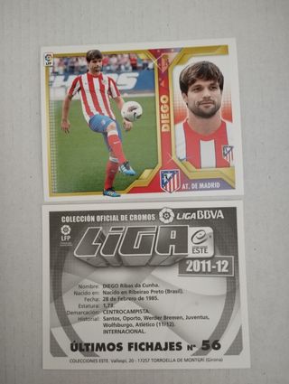 Cromo Liga Este 2011-12 Diego Ribas #56