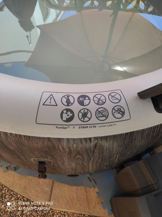 Spa Intex 4 adultos + 1 niño