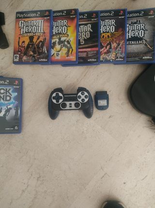Pack Guitar Hero PS2 / Rock band