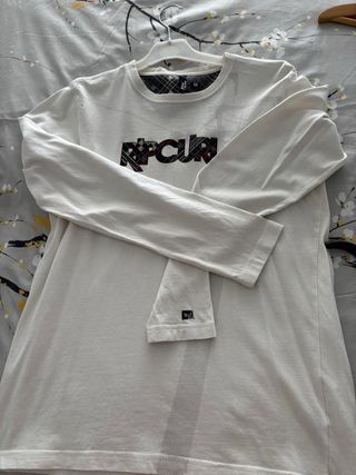 Rip Curl - Camiseta manga larga blanca - M