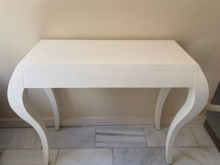 Mesa consola blanca de madera