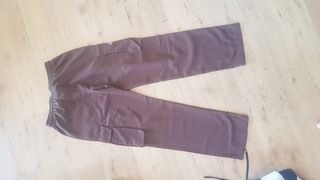 Pantalones cargo marrón