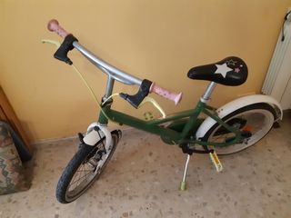 Bicicleta niño verde.