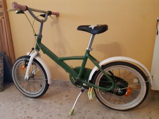 Bicicleta niño verde.