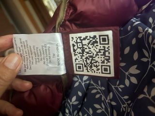 Plumífero Jott diamant burdeos