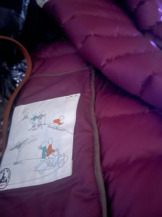 Plumífero Jott diamant burdeos