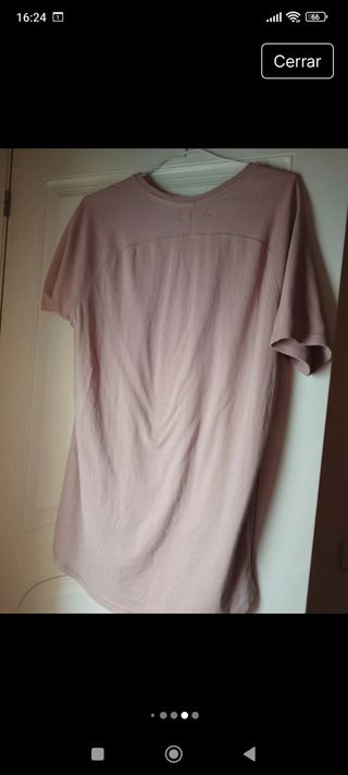 Camiseta rosa palo - Talla L